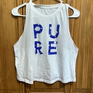 Pure Barre Cropped Muscle Tank